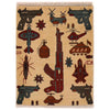 Handmade War Rug 1' 11" x 2' 6" (ft) - No. G34444