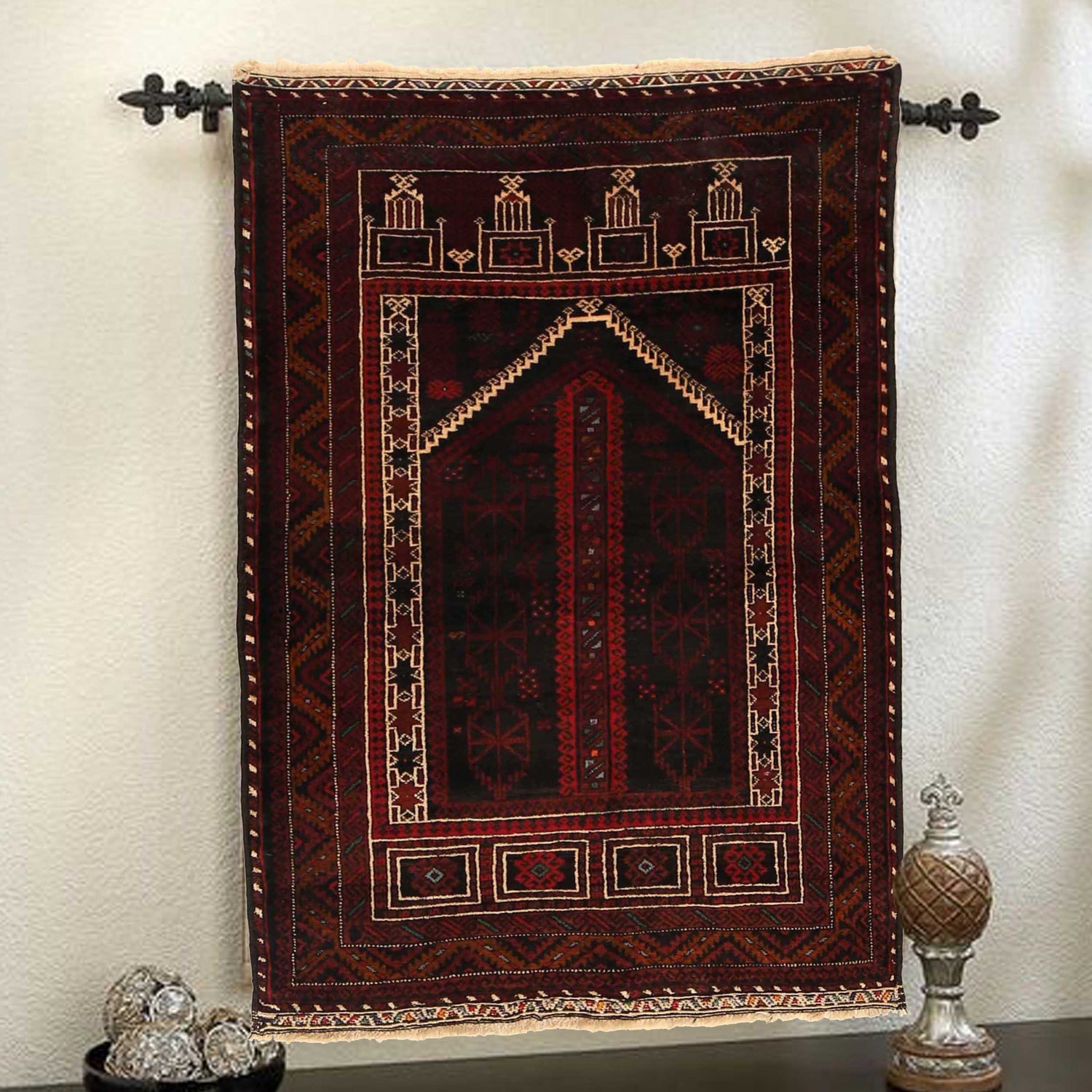 Handmade Jaye Namaz 3' 0" x 4' 10" (ft) - No. G35151