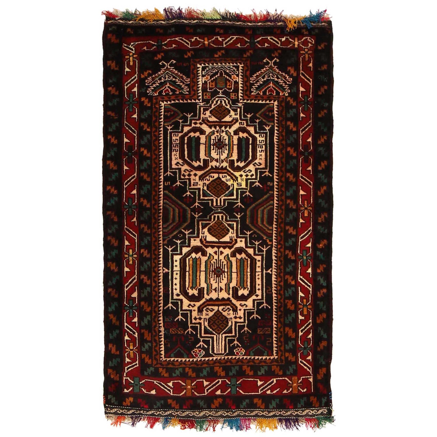 Handmade Prayer Rug 2' 7" x 4' 7" (ft) - No. G35152