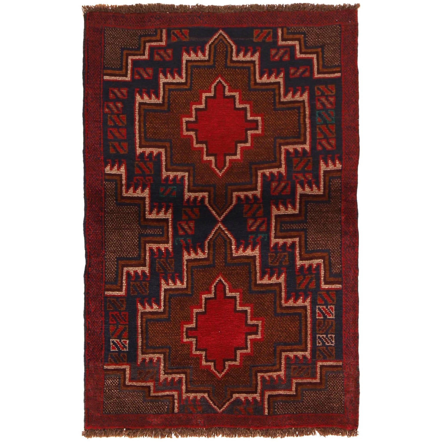 Baluch Small Size Rug 2' 10"x 4' 6" (ft) - No. G35193