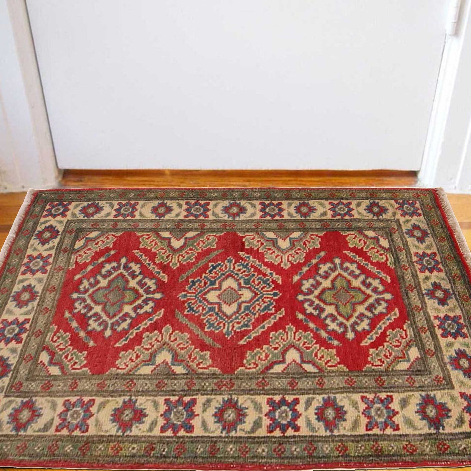 Oriental Kazak Rug 2' 0" x 2' 11" (ft) - No. G35197