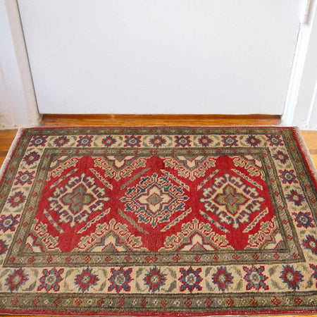 Oriental Kazak Rug 2' 0" x 2' 11" (ft) - No. G35197