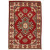 Red Color Kazak Rug 2' 1" x 3' 1" (ft) - No. G35202