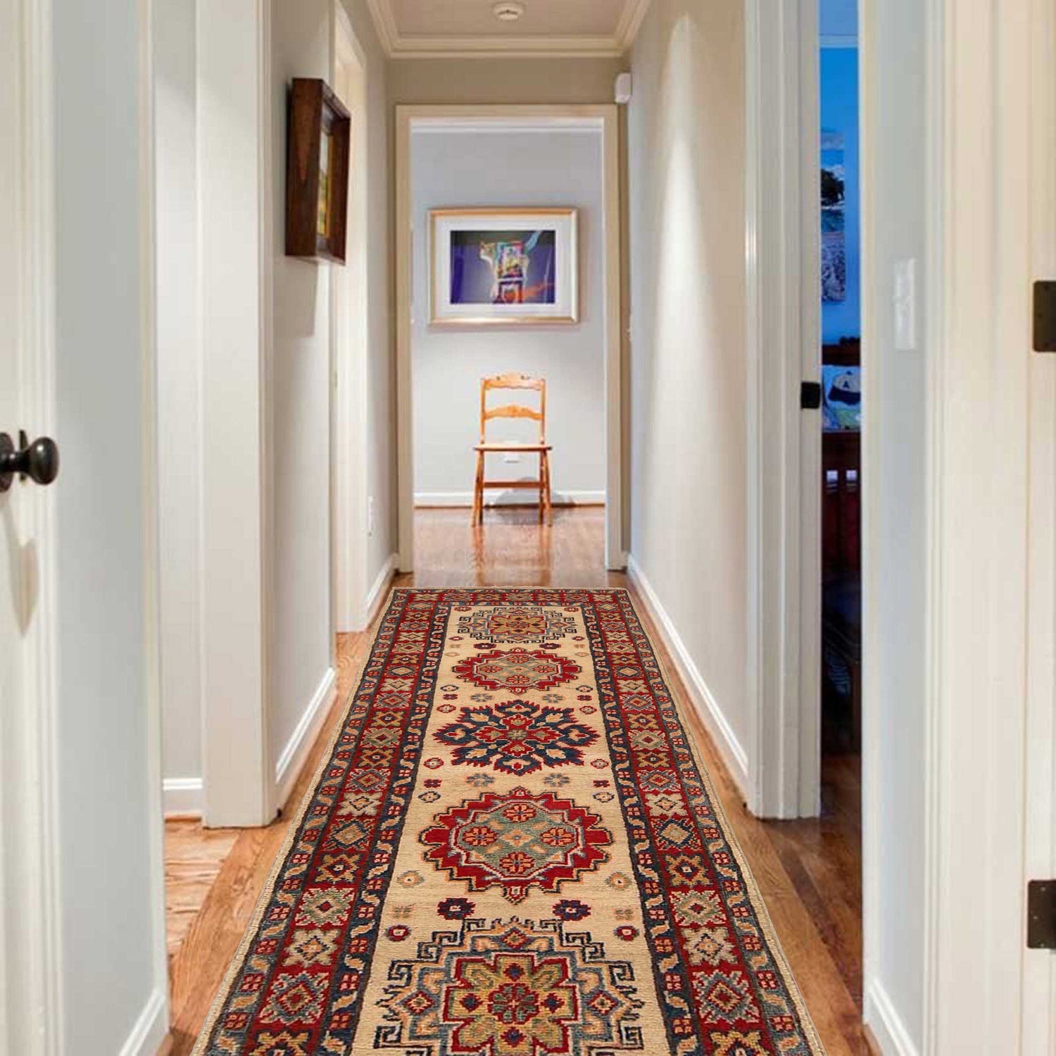 Oriental Kazak Runner 2' 1" x 6' 2" (ft) - No. G35208