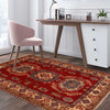 Hand Knotted Kazak Rug 3' 3" x 4' 6" (ft)- No. G35209