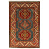 Blue Color Kazak Rug 2' 8 x 4' 0 (ft) - No. G35222