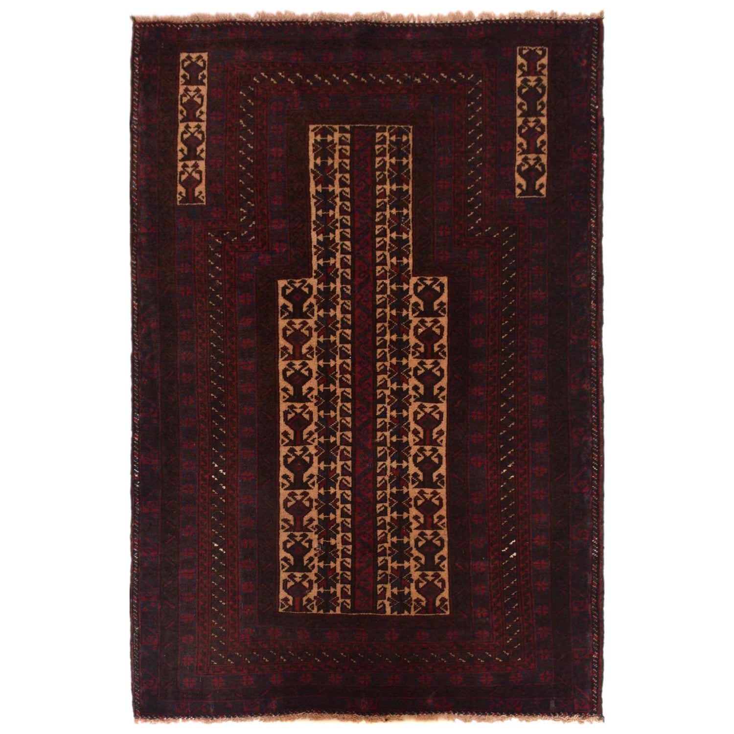 Small Prayer Rug 3' 0" x 4' 8" (ft) - No. G35508