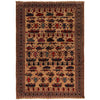 Hand Knotted War Rug 6' 5 x 9' 1 (ft) - No. G35630