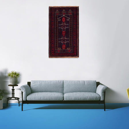 Prayer Rug 3' 0" x 5' 2" (ft) - No. G35856