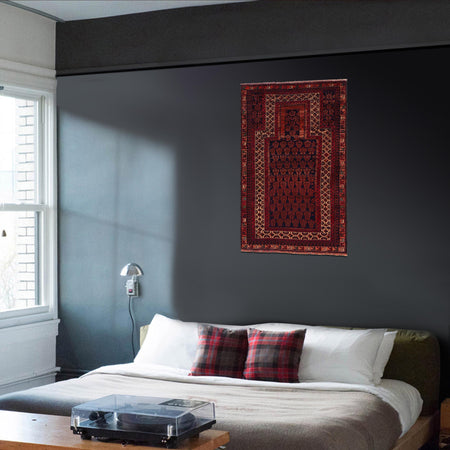 Multi Color Prayer Rug 2' 11" x 4' 8" (ft) - No. G35861