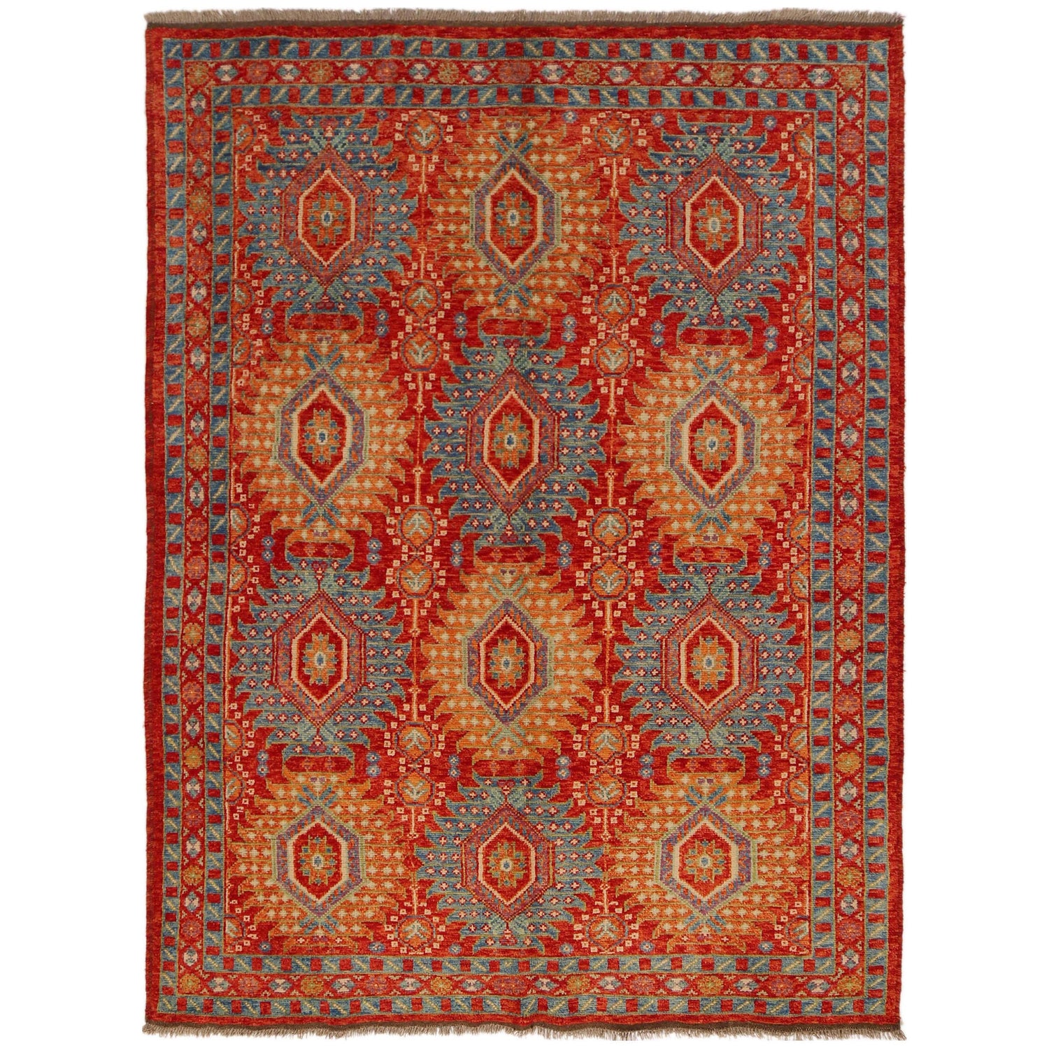 Multi Modern Oushak Rug 5' 8" x 8' 0" (ft) - No. G36492