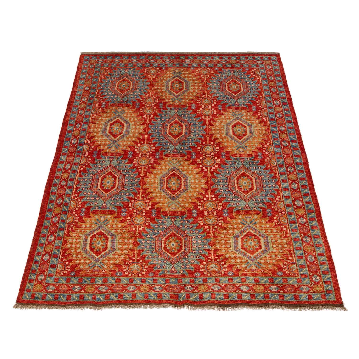 Multi Modern Oushak Rug 5' 8" x 8' 0" (ft) - No. G36492