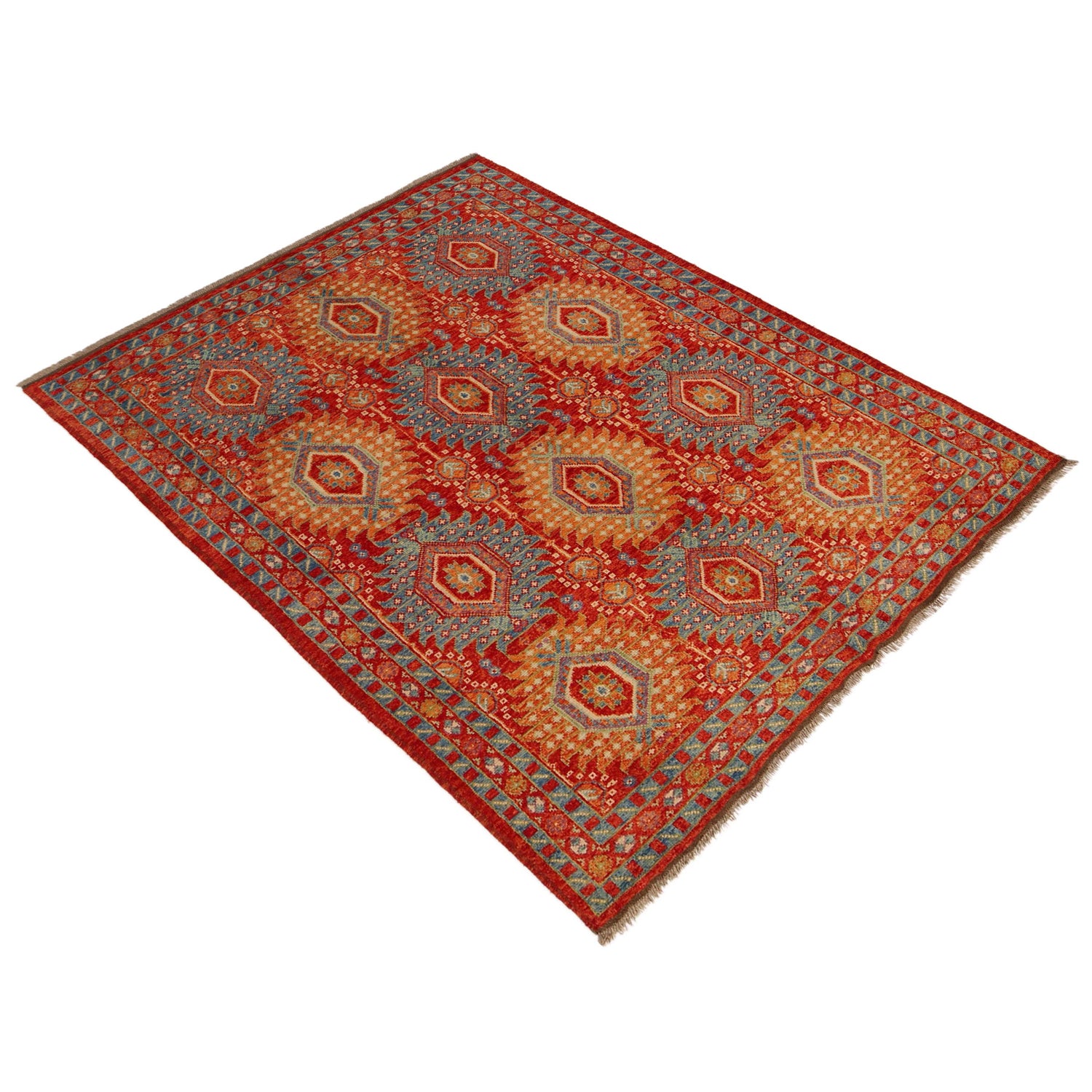 Multi Modern Oushak Rug 5' 8" x 8' 0" (ft) - No. G36492