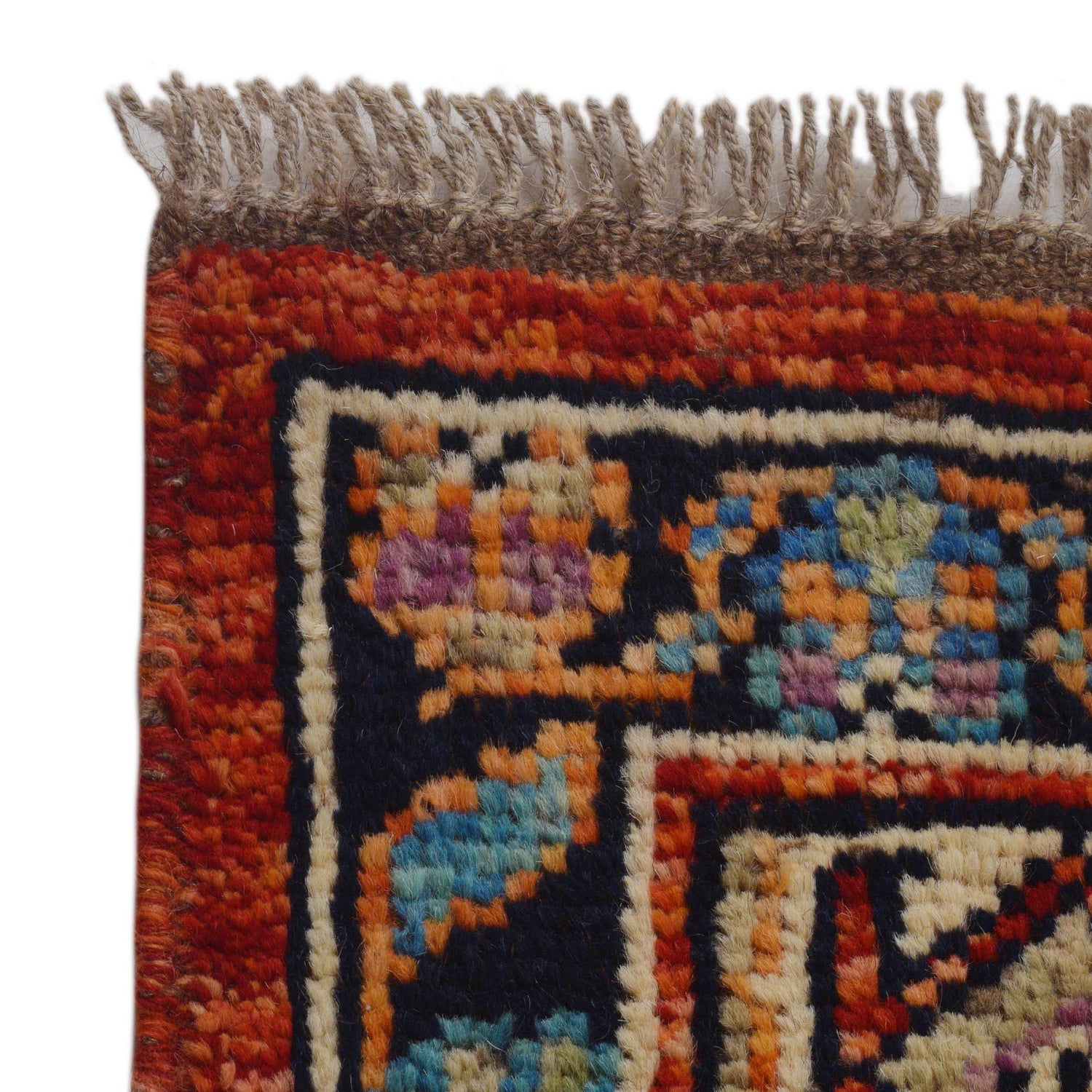 Red Color Shirazi Rug 6' 8" x 9' 9" (ft) - No. G36493