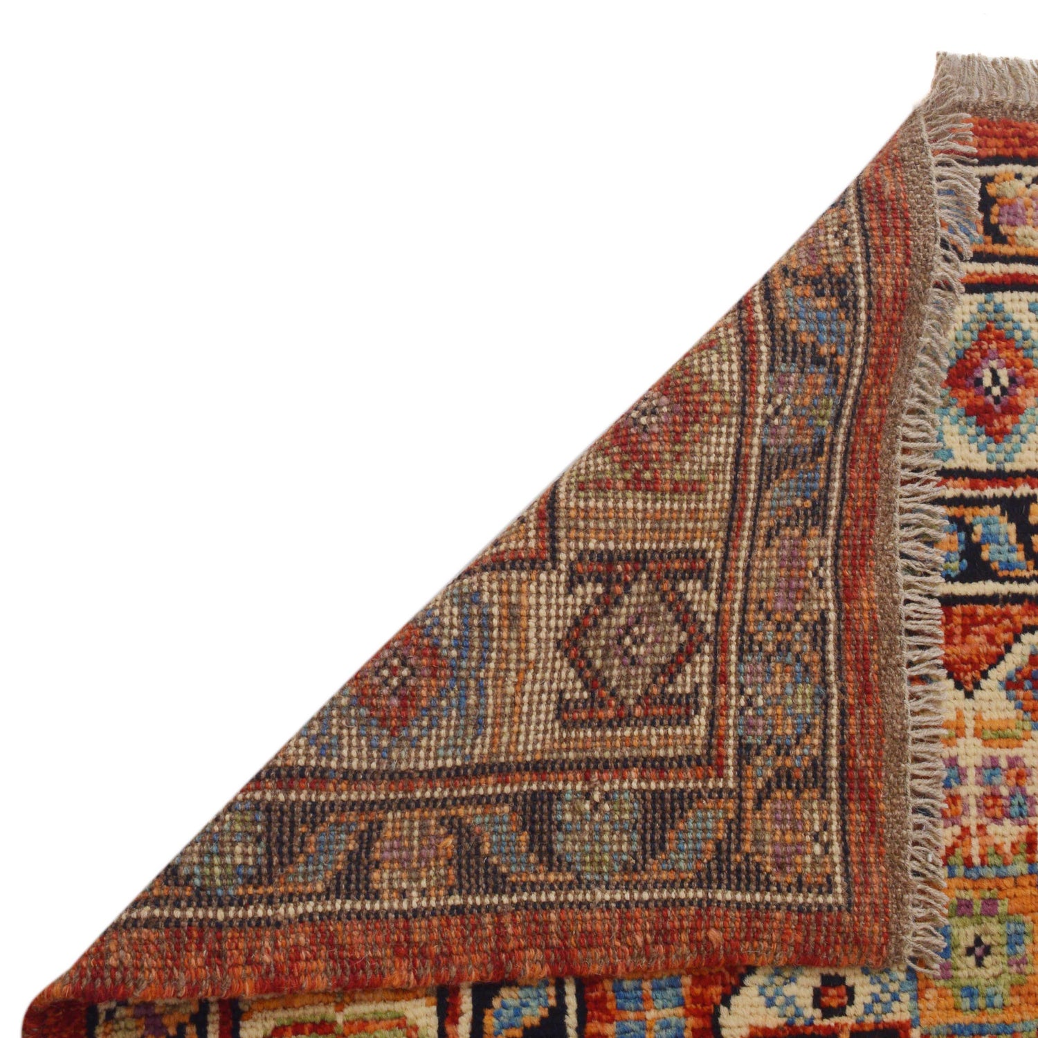 Red Color Shirazi Rug 6' 8" x 9' 9" (ft) - No. G36493