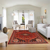 Red Color Shirazi Rug 5' 9" x 7' 7" (ft) - No. G36494