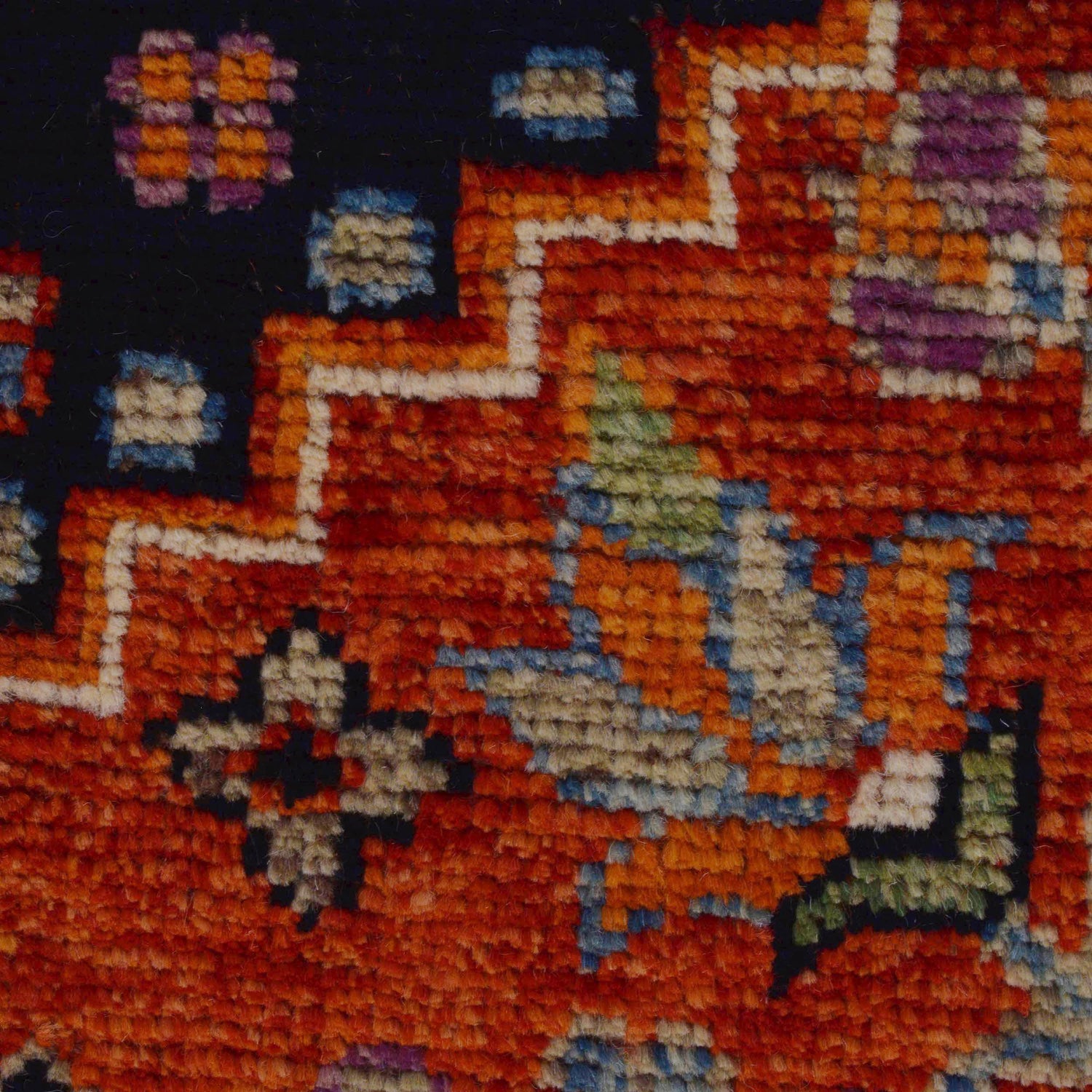 Handmade Sherazi Rug 6' 8" x 9' 8" (ft) - No. G36495