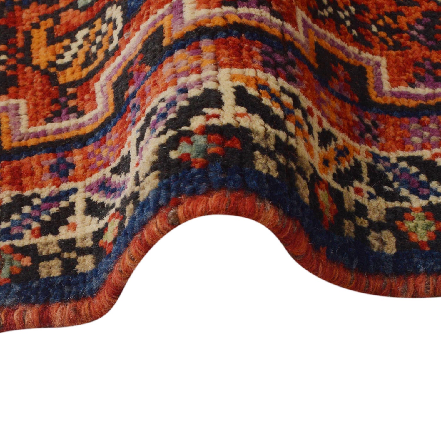 Persian Shirazi Design Runner Rug 2' 8" x 9' 5" (ft) - No. G36501