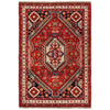 Persian Shirazi Design Rug 4' 0" x 5' 10" (ft) - No. G36504