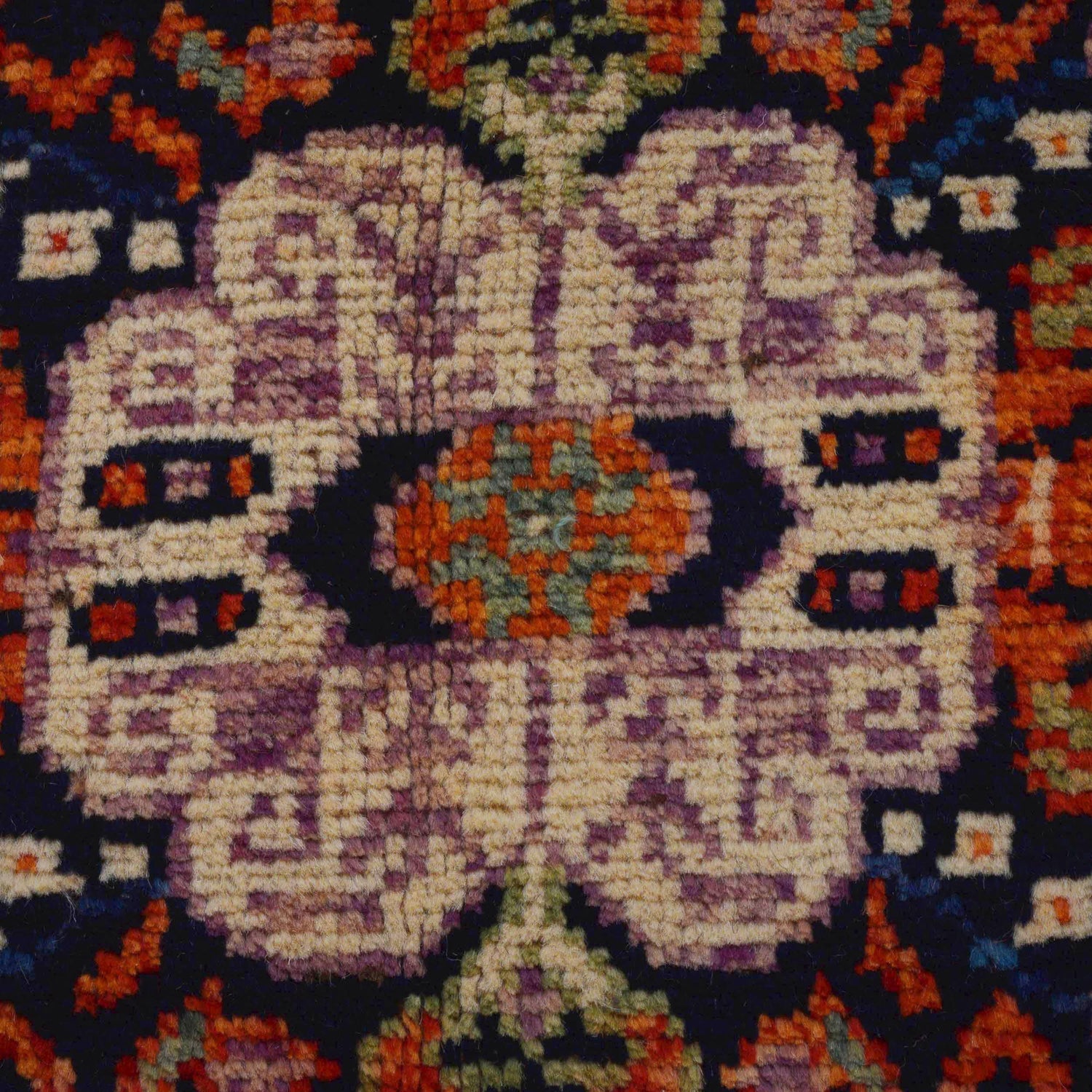 Red Color Shirazi Rug 3' 11" x 5' 10" (ft) - No. G36505