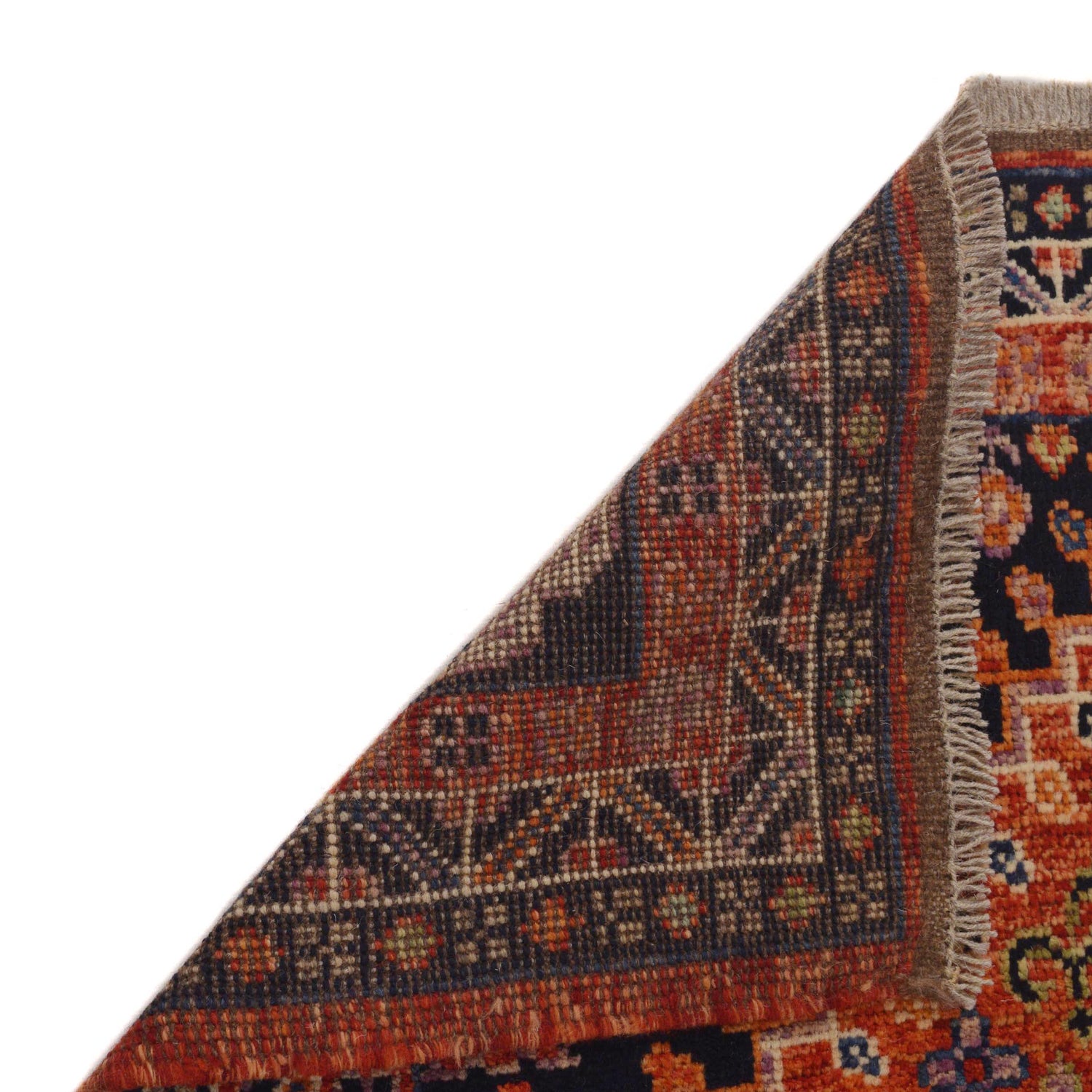 Red Color Shirazi Rug 3' 11" x 5' 10" (ft) - No. G36505