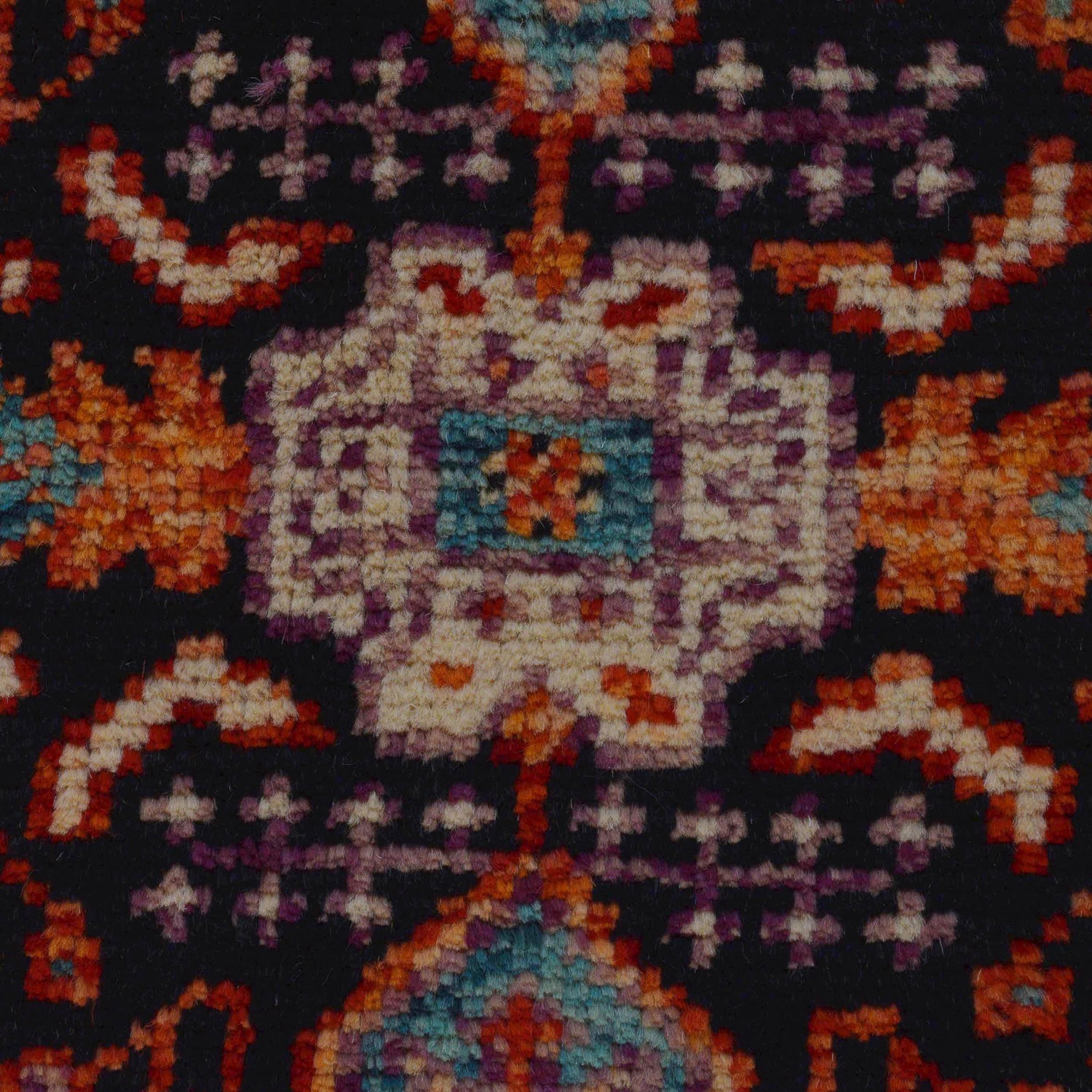 Red Color Shirazi Runner Rug 3' 3" x 4' 9" (ft) - No. G36507