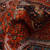 Red Color Shirazi Runner Rug 3' 3" x 4' 9" (ft) - No. G36507