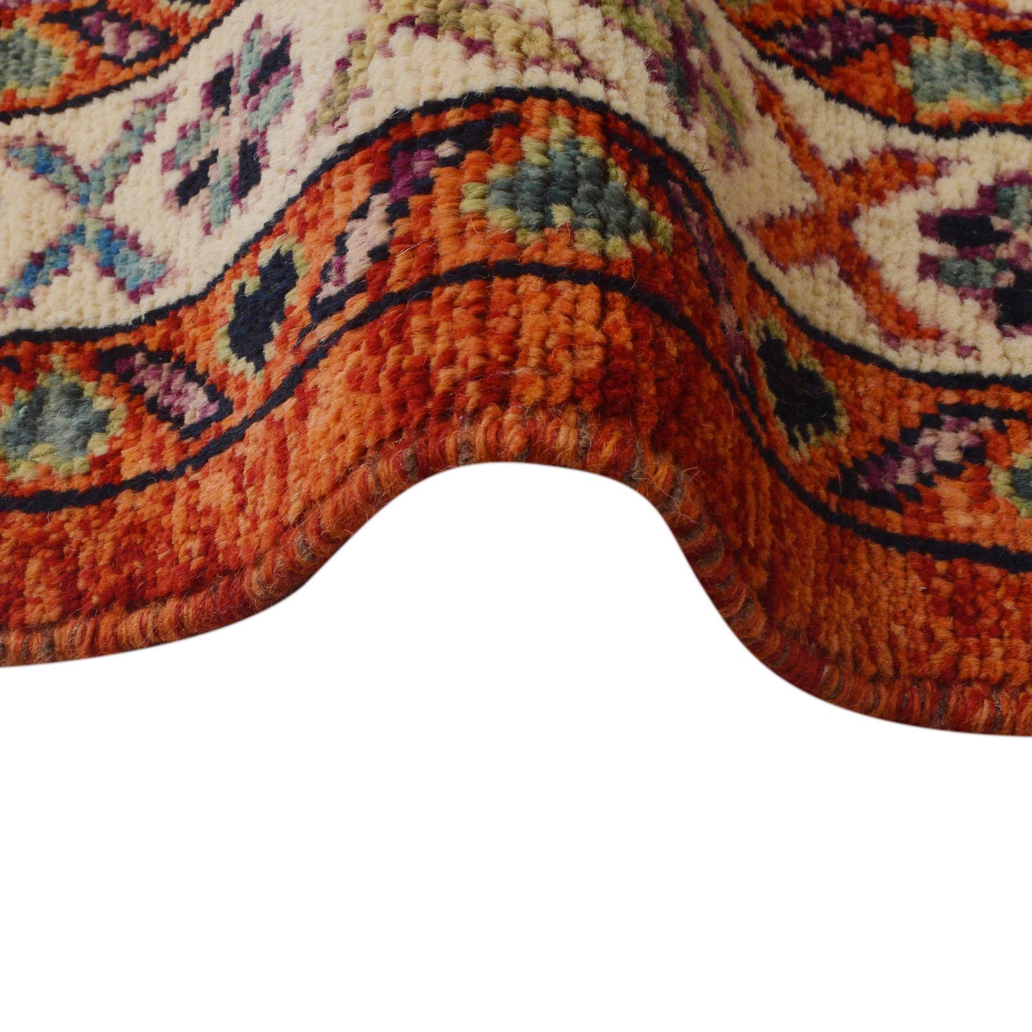 Persian Shirazi Design Rug 6' 8" x 9' 9" (ft) - No. G36510