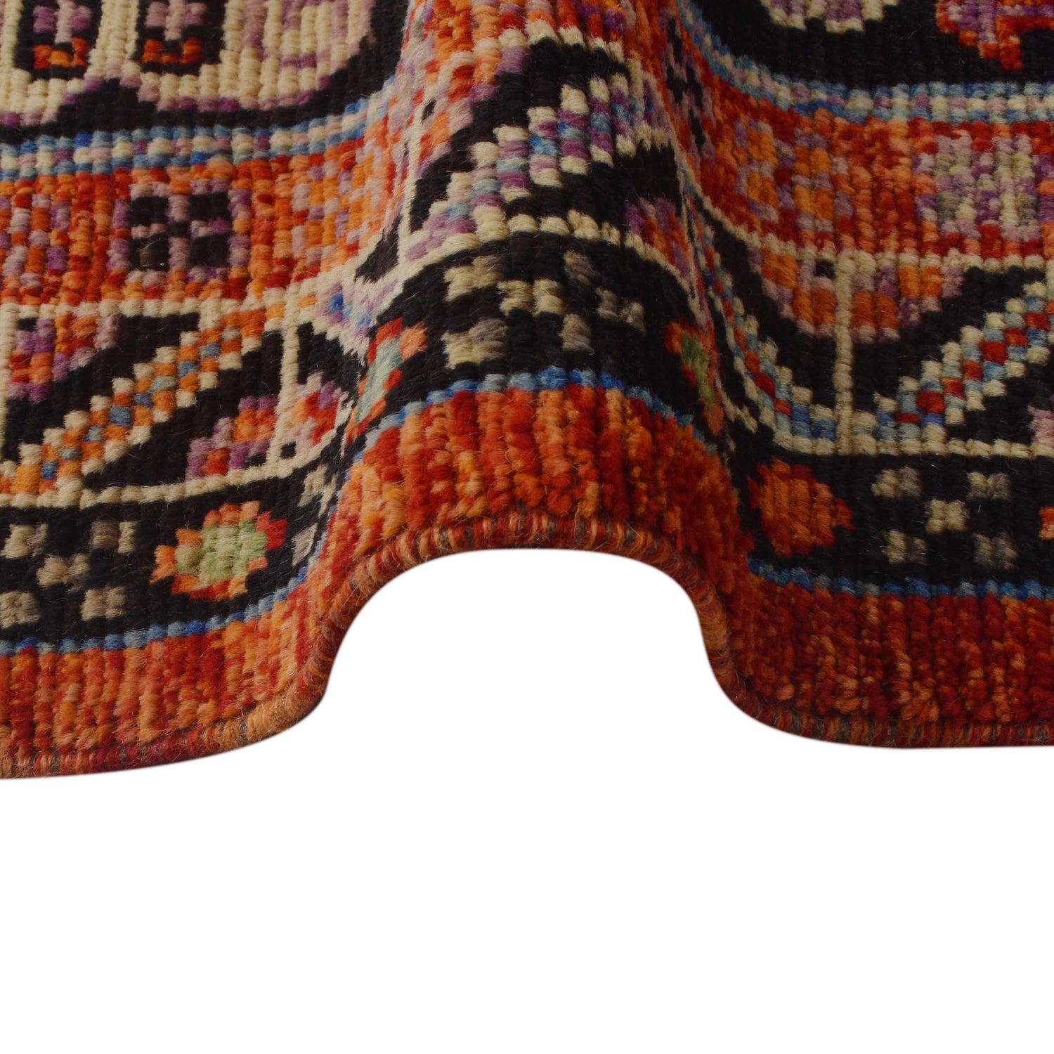 Hand Knotted Sherazi Rug 5' 11" x 7' 8" (ft) - No. G36511