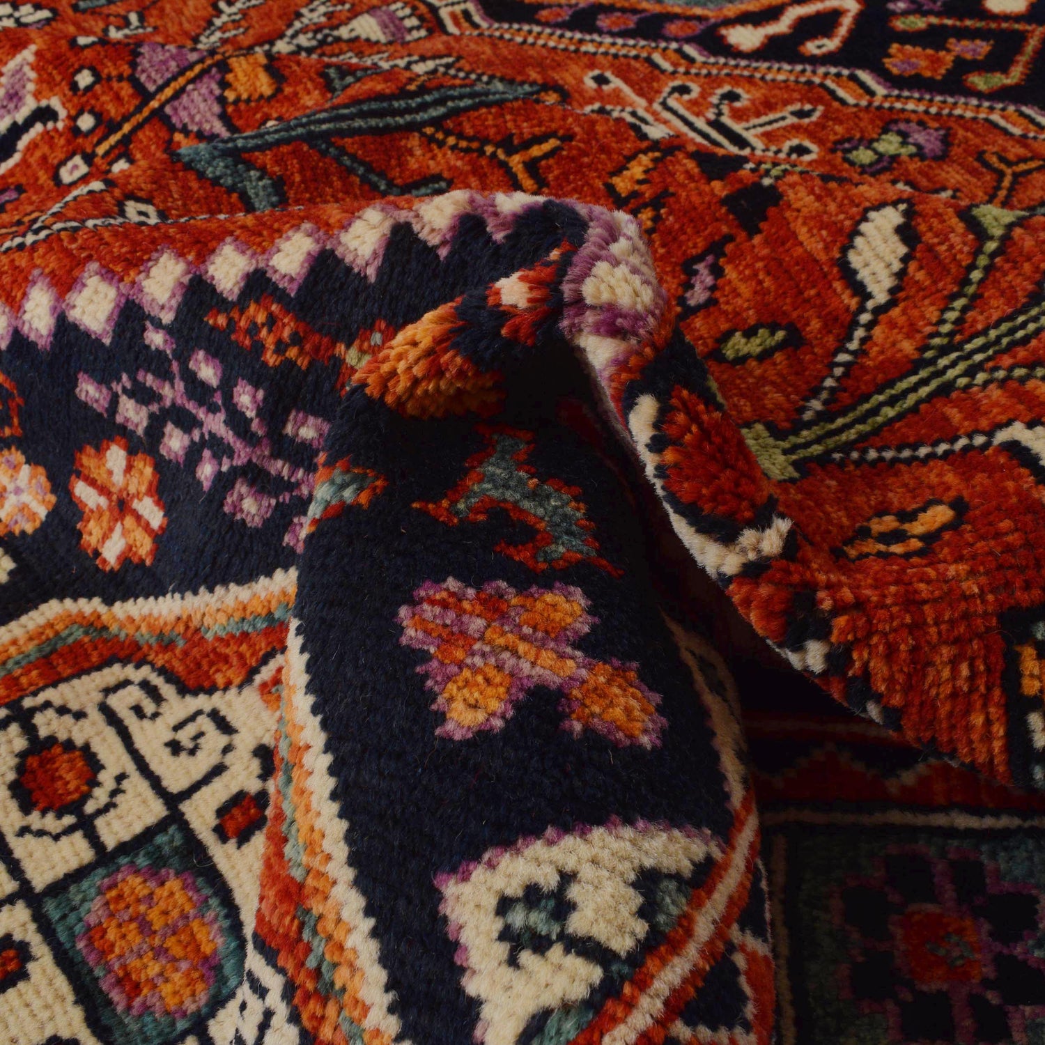 Handmade Sherazi Rug 8' 2 x 9' 9 (ft) - No. G36513