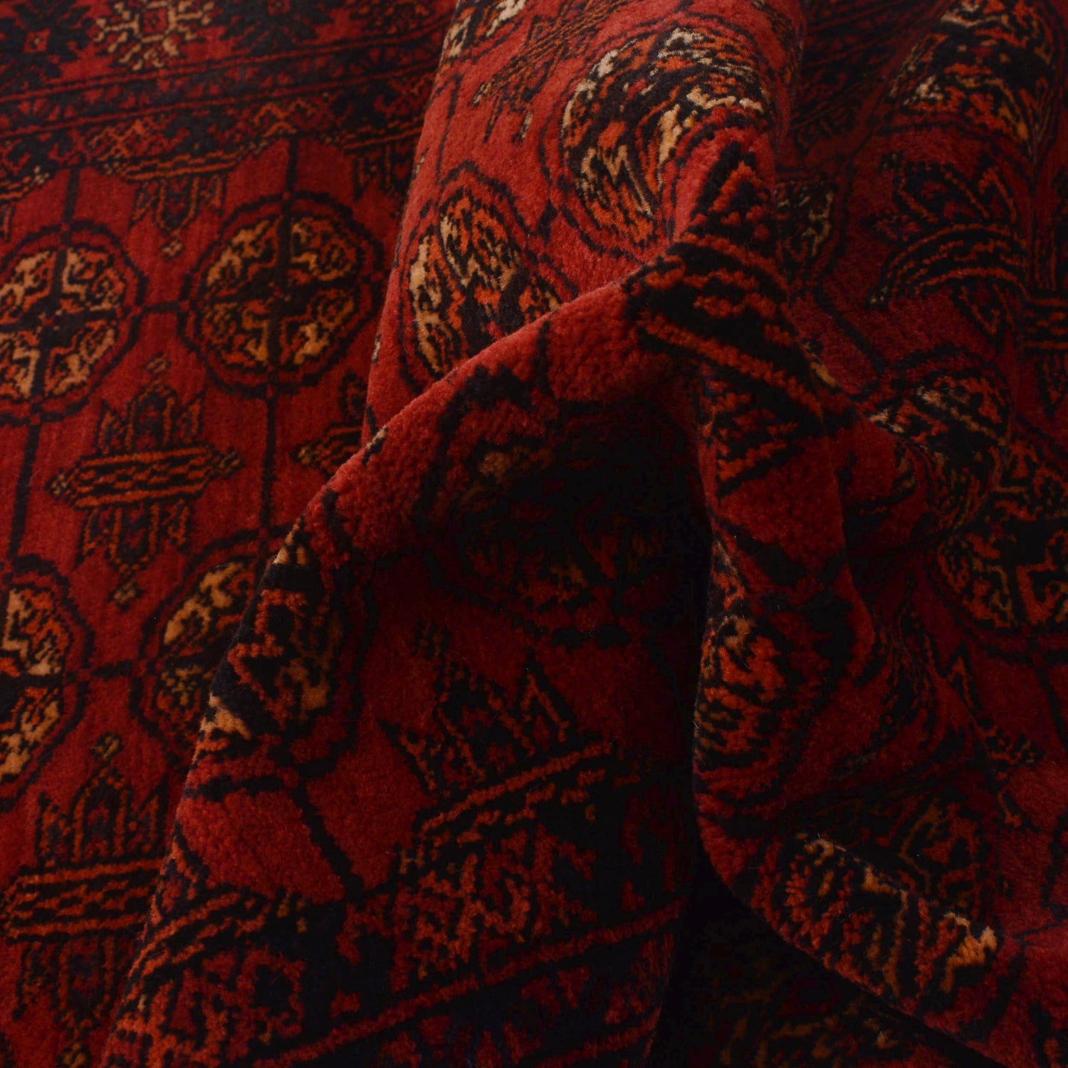 Hand Knotted Bokhara Wool Runner Rug 2' 7" x 6' 0" (ft) - No. G36529