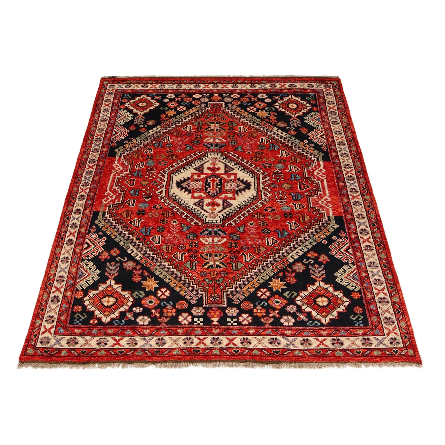 Persian Shirazi Design Rug 5' 9" x 7' 8" (ft) - No. G36530