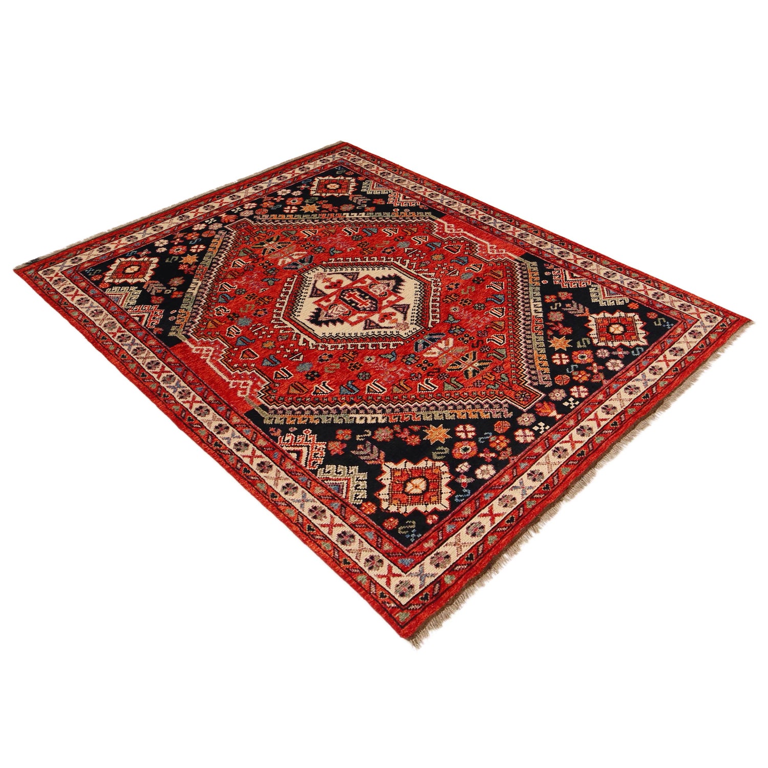 Persian Shirazi Design Rug 5' 9" x 7' 8" (ft) - No. G36530