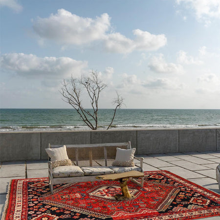 Persian Shirazi Design Rug 5' 9" x 7' 8" (ft) - No. G36530