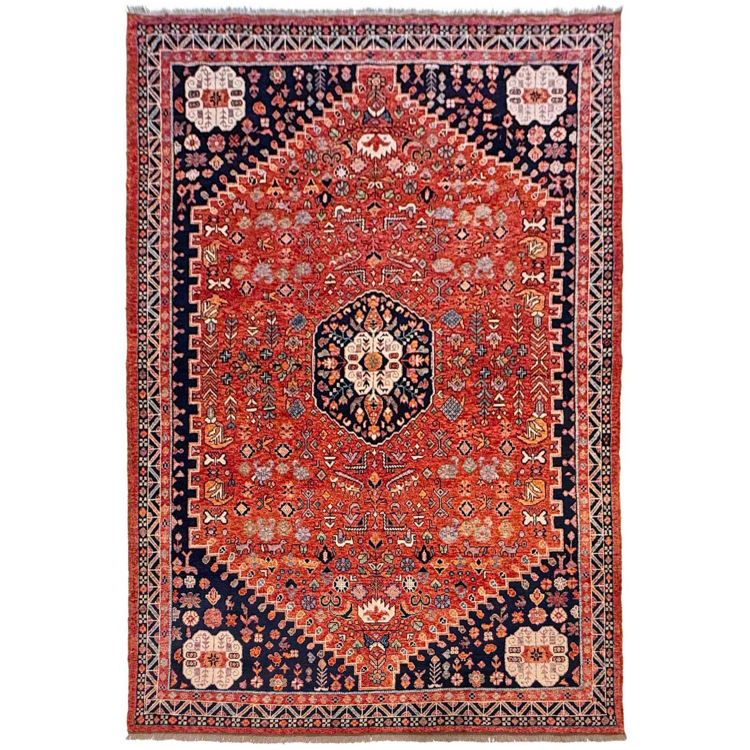 Handmade Sherazi Rug 8' 2 x 11' 1 (ft) - No. G36531