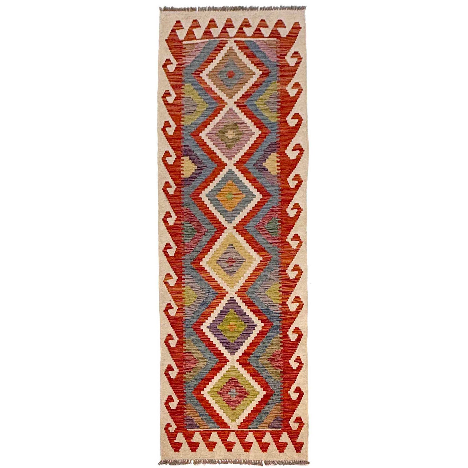 Vegetable Kilim Runner 2' 1" x 6' 0" (ft)- No. G36636