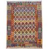 Handmade Vegetable Kilim 6' 9" x 9' 6" (ft) - No. G36659