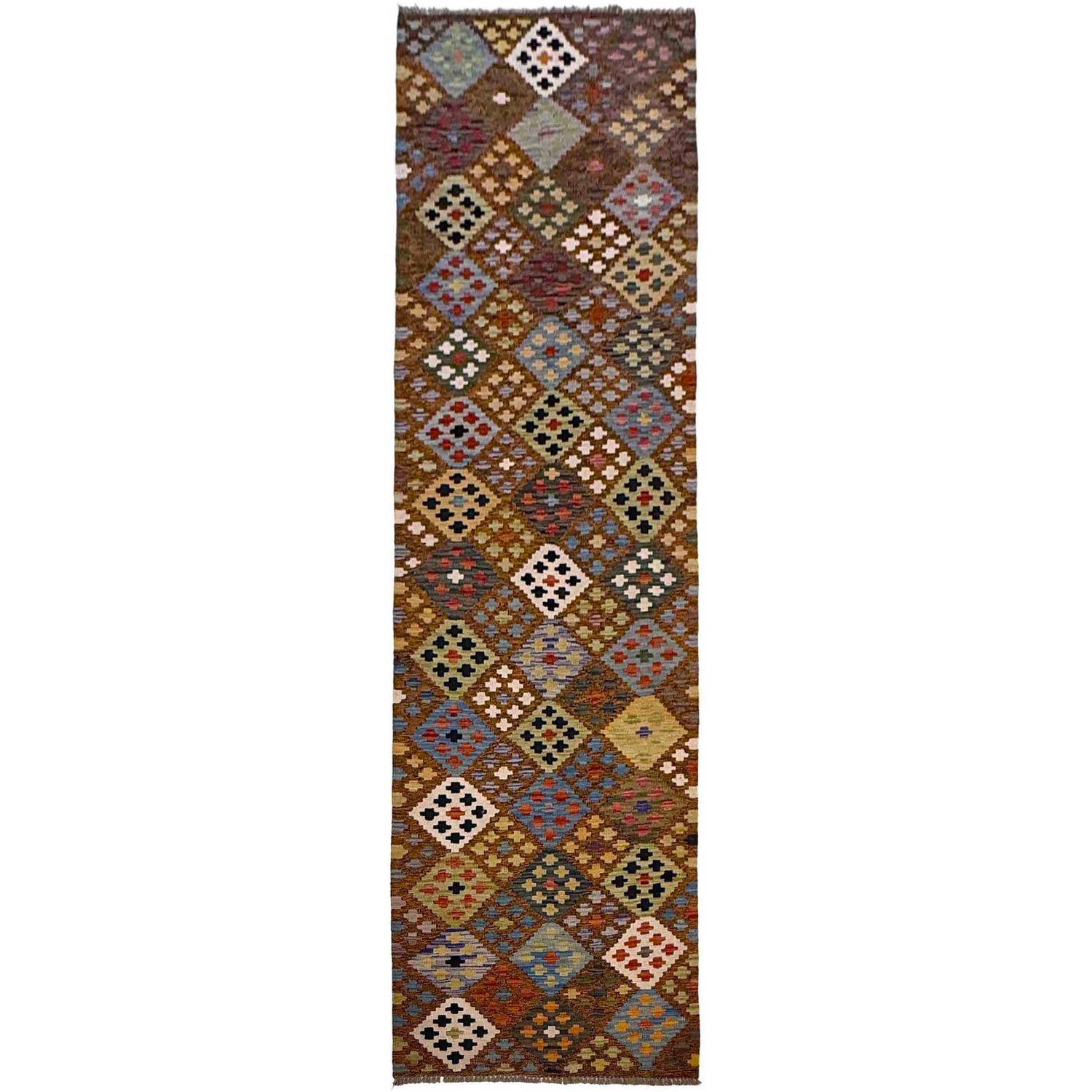 Vegetable Kilim Runner 2' 8" x 9' 10" (ft) - No. G36660