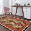 Handmade Vegetable Kilim 2' 7" x 4' 8" (ft) - No. G36668