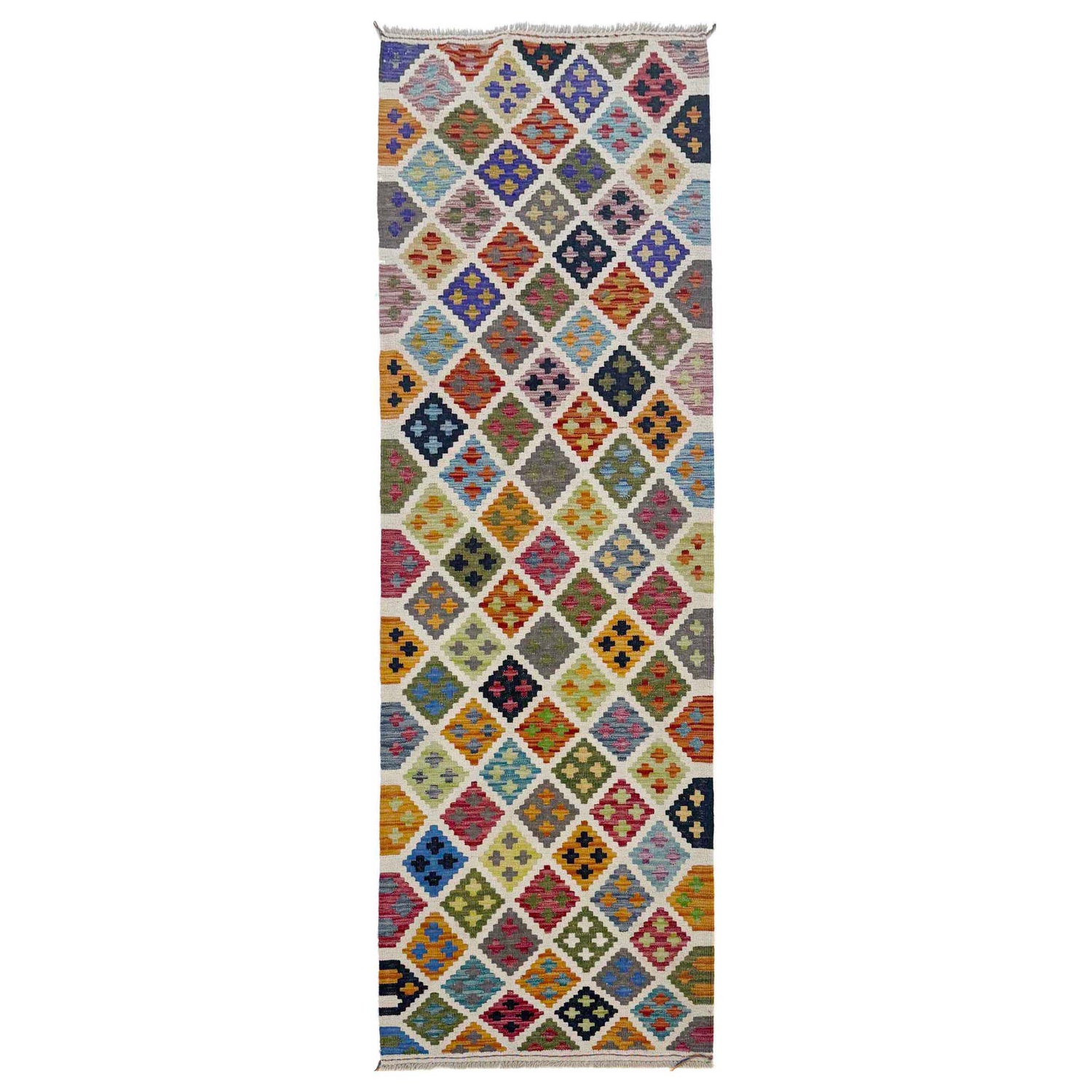 Vegetable Kilim Runner 2' 8" x 9' 7" (ft) - No. G36669