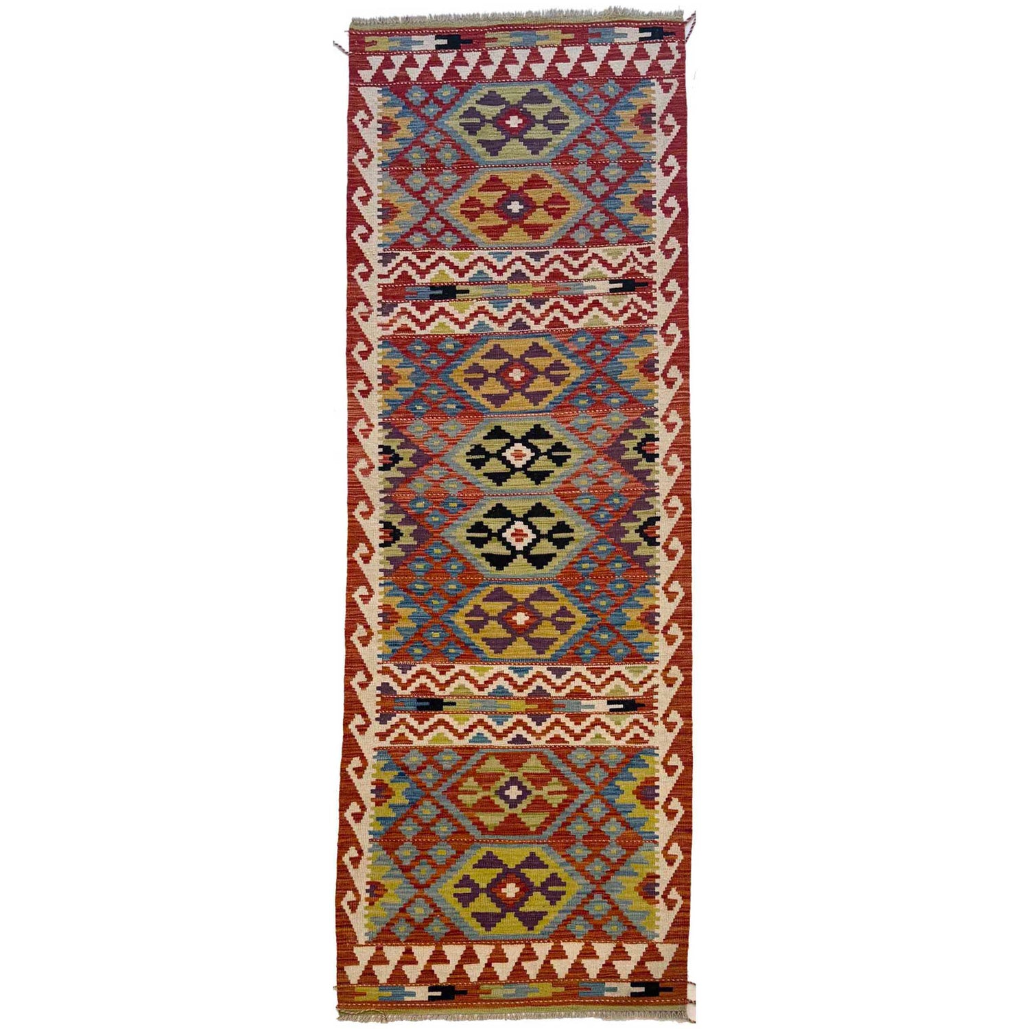 Vegetable Kilim Runner 2' 9" x 9' 8" (ft) - No. G36676