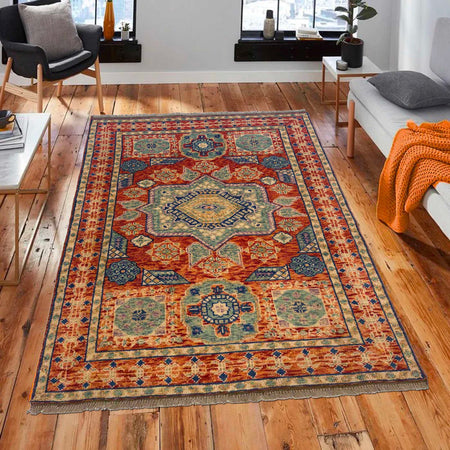 Handmade Mamluk Rug 3' 11" x 5' 9" (ft) - No. G36682