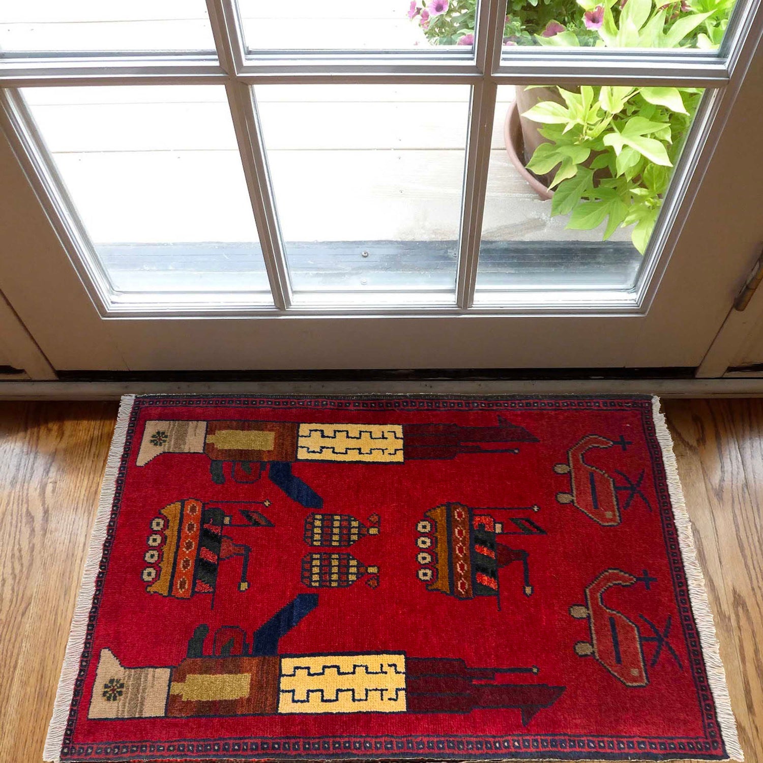 War Rug 2' 0" x 2' 11" (ft) - No. G36685