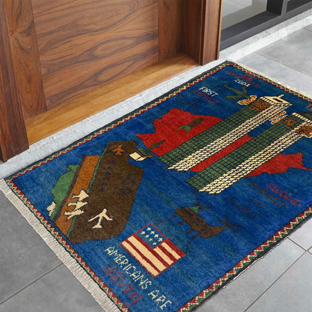 Handmade War Rug 2' 0" x 3' 0" (ft) - No. G36686