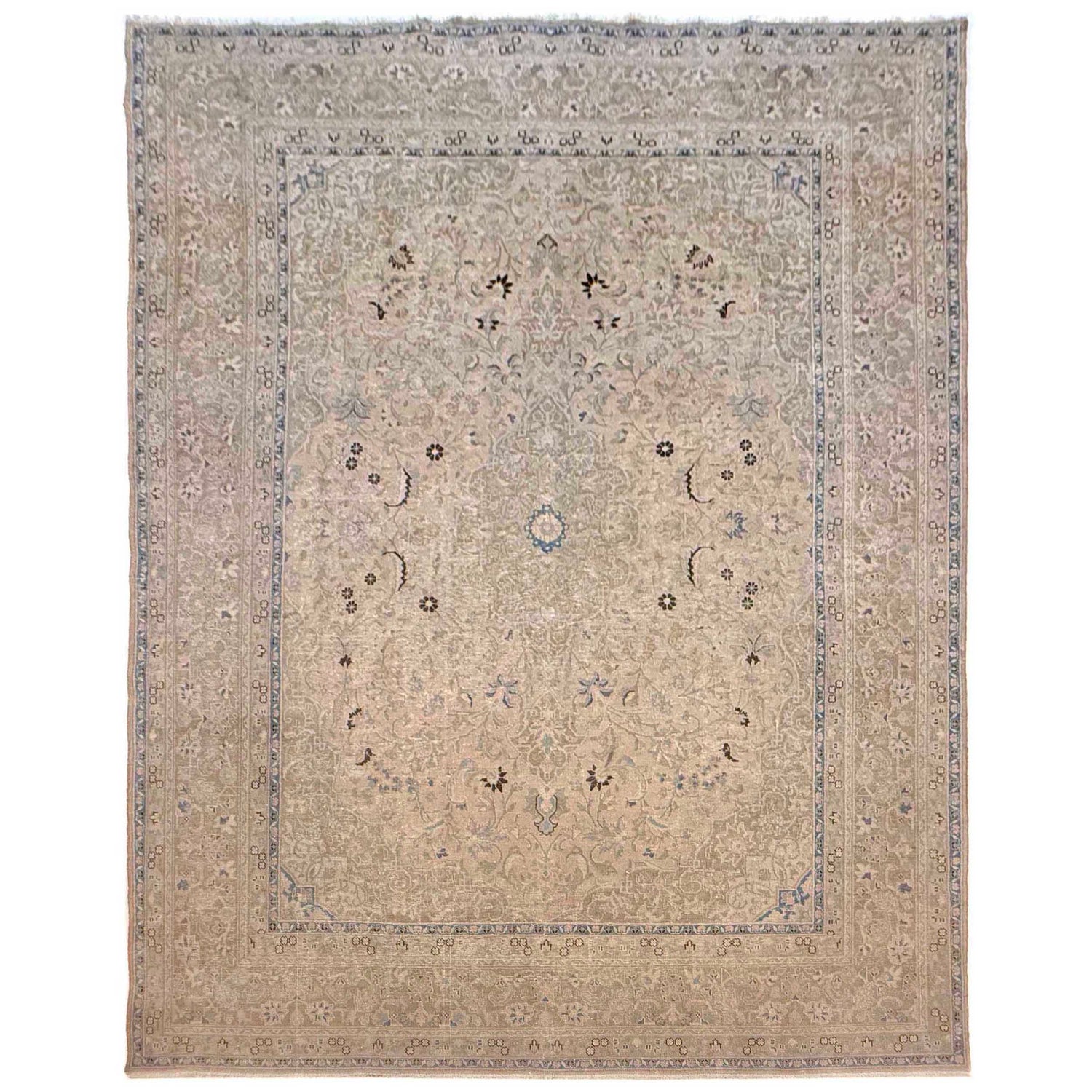 Floral Design Rug 9' 7" x 12' 6" (ft) - No. G36693