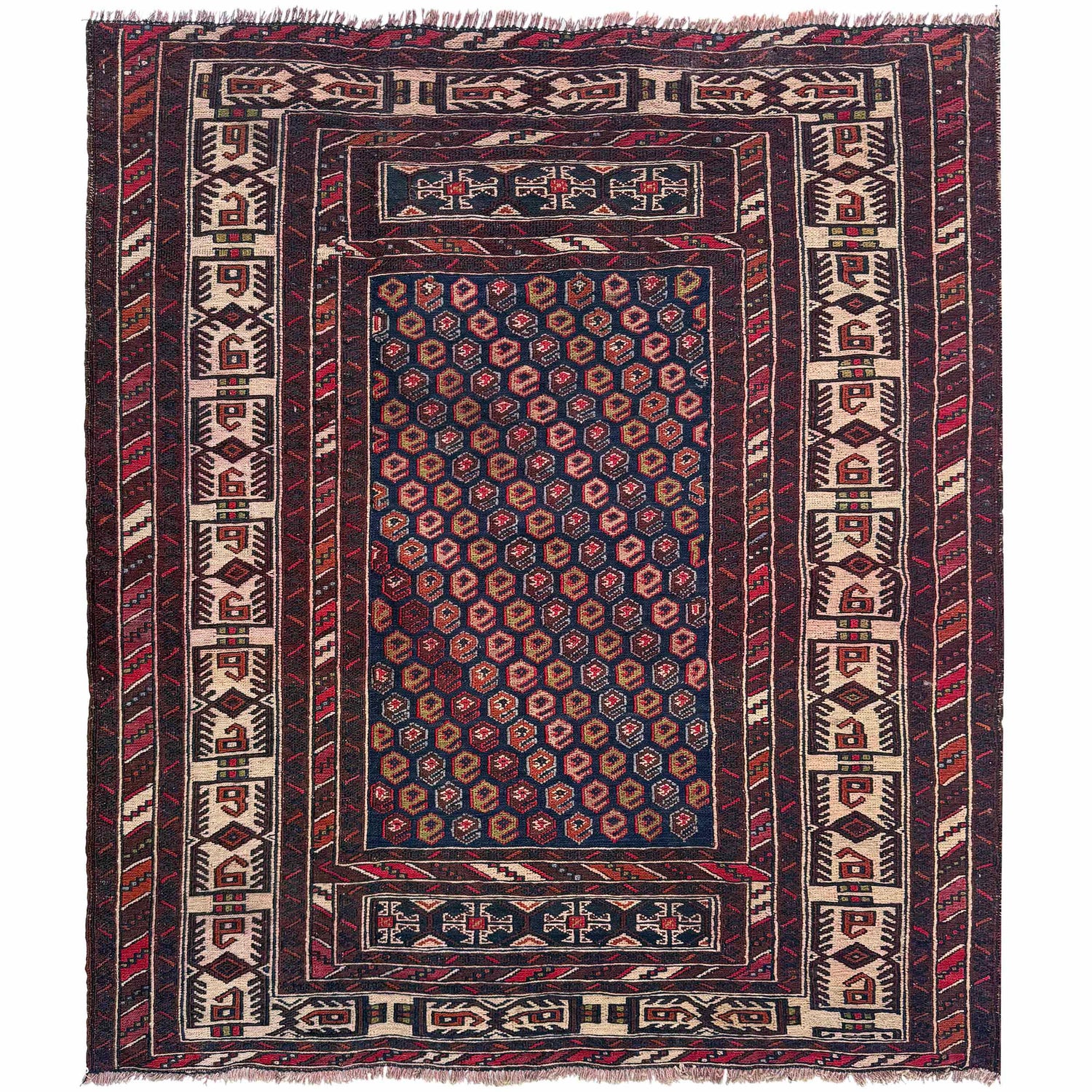 Hand Knotted Premium Quality Kelim 3' 9" x 4' 1" (ft) - No. G36713