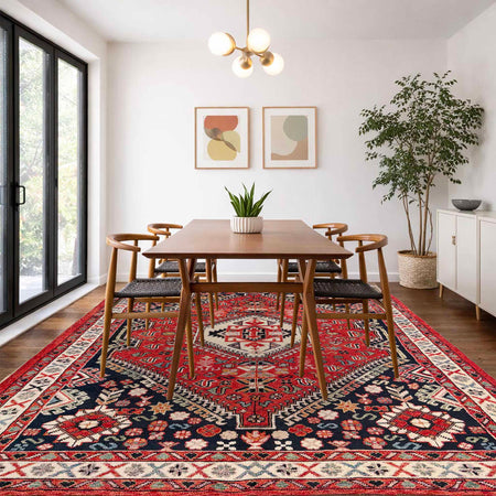 Handmade Sherazi Rug 6' 7" x 9' 7" (ft) - No. G37288