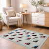 Handmade Embroidery Kilim 3' 2" x 5' 0" (ft) - No. G37361