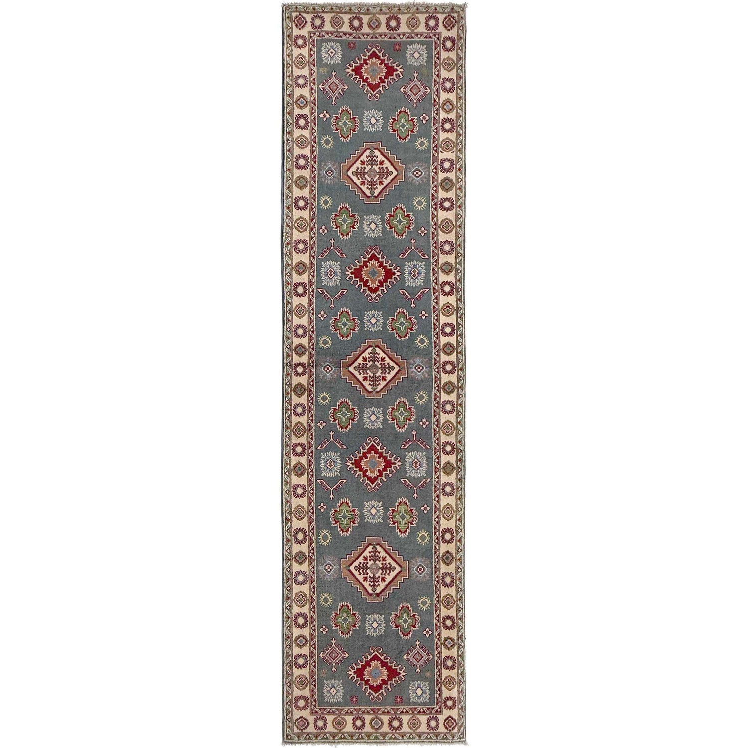 Oriental Kazak Runner 2' 6" x 9' 9" (ft) - No. G37555