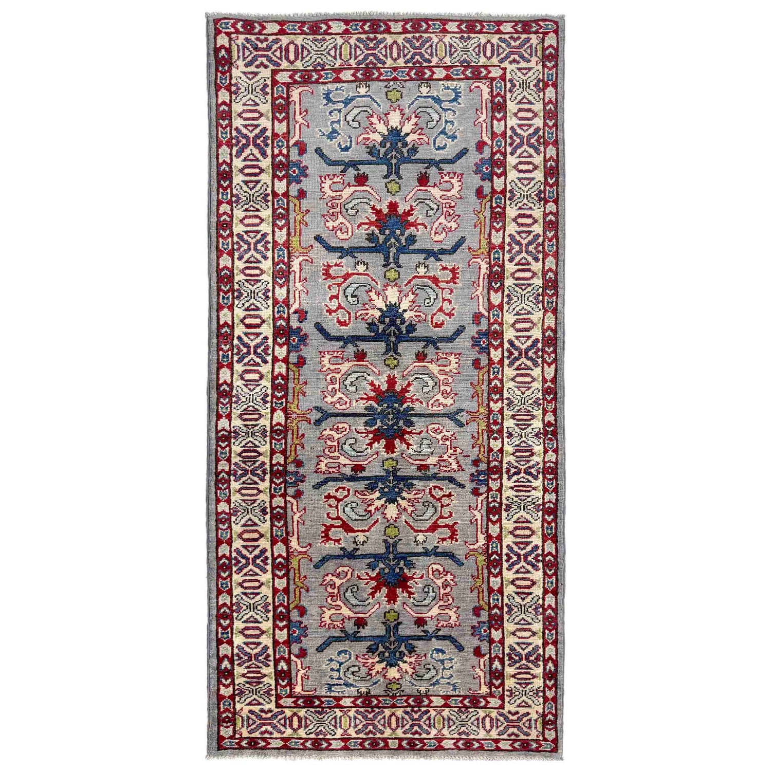 Multi Color Kazak Runner 2' 7" x 6' 5" (ft) - No. G37556